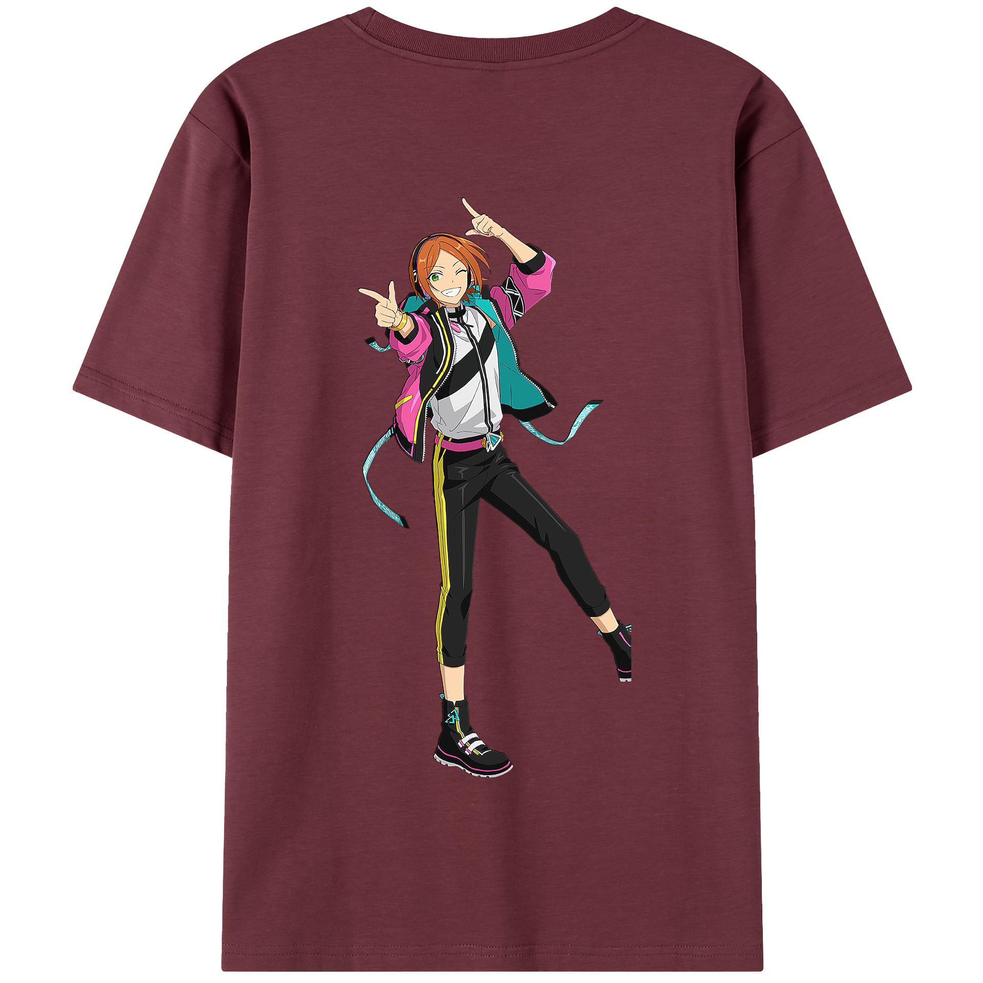（画像用） あんさんぶるスターズ! Ensemble Stars 綿100％半袖Tシャツ（背面プリント）